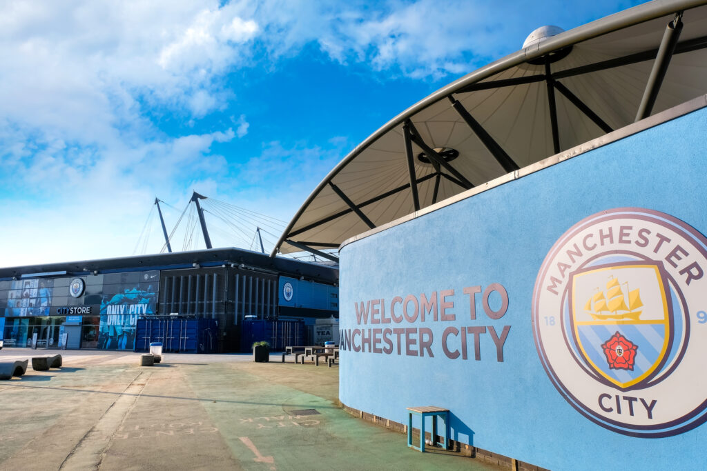 Willkommen bei Manchester City Stadion.