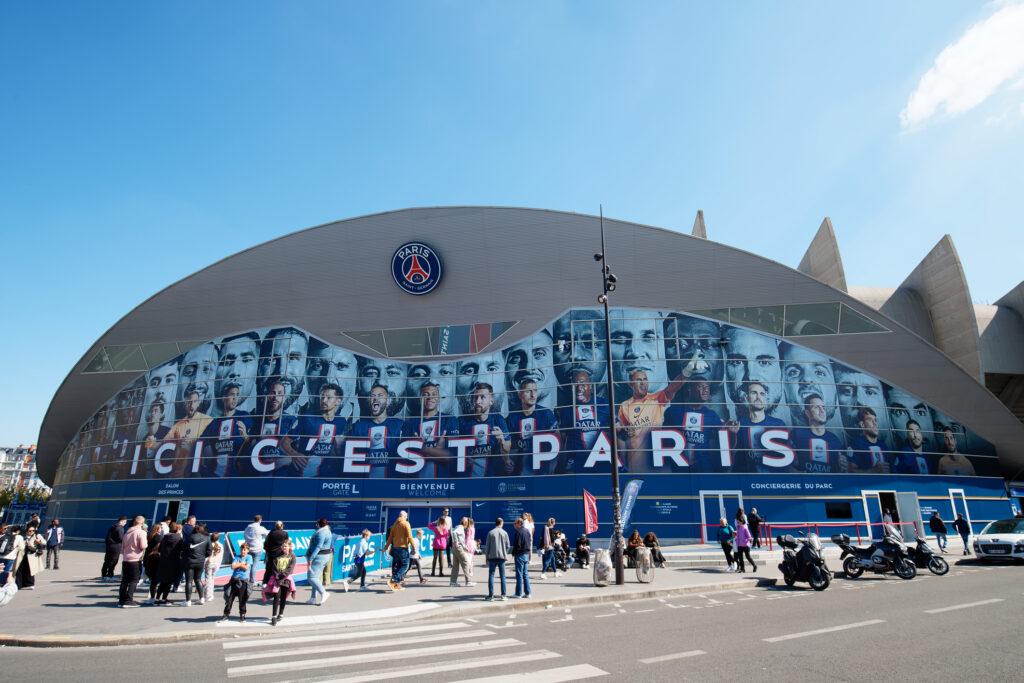 Parc des Princes stadium in Paris